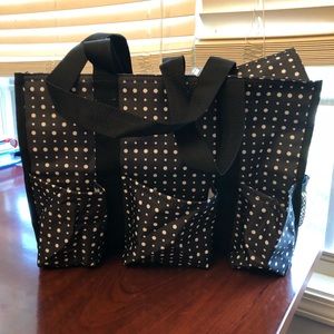 31 zip top organizing utility tote
